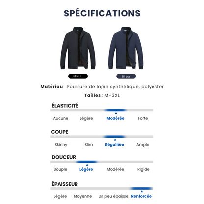 Veste chaude homme – confort thermique & style moderne
