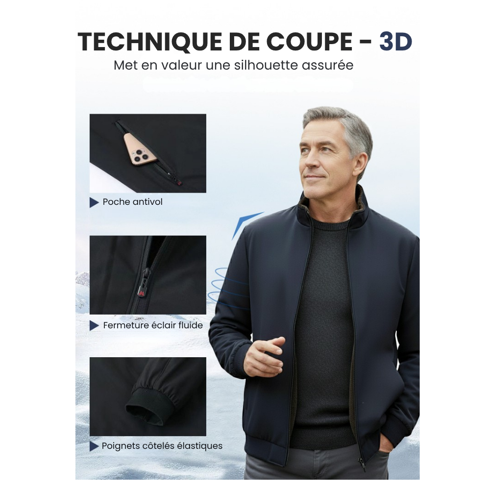 Veste chaude homme – confort thermique & style moderne