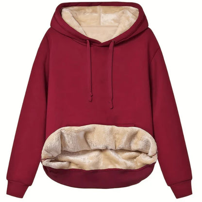 Sweat Polaire Femme à Capuche – Douceur & Chaleur Hivernale