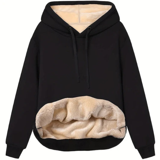 Sweat Polaire Femme à Capuche – Douceur & Chaleur Hivernale