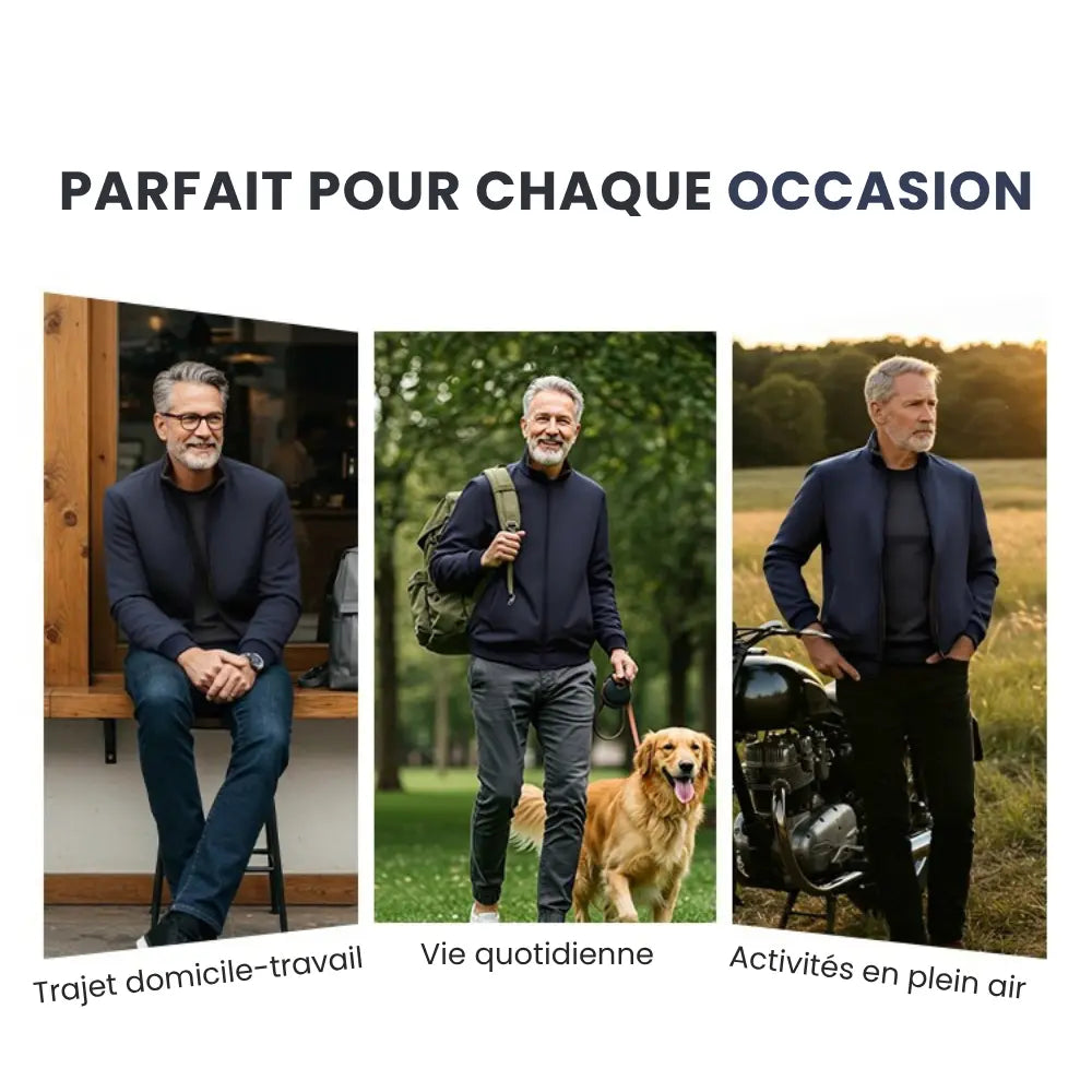 Veste chaude homme – confort thermique & style moderne
